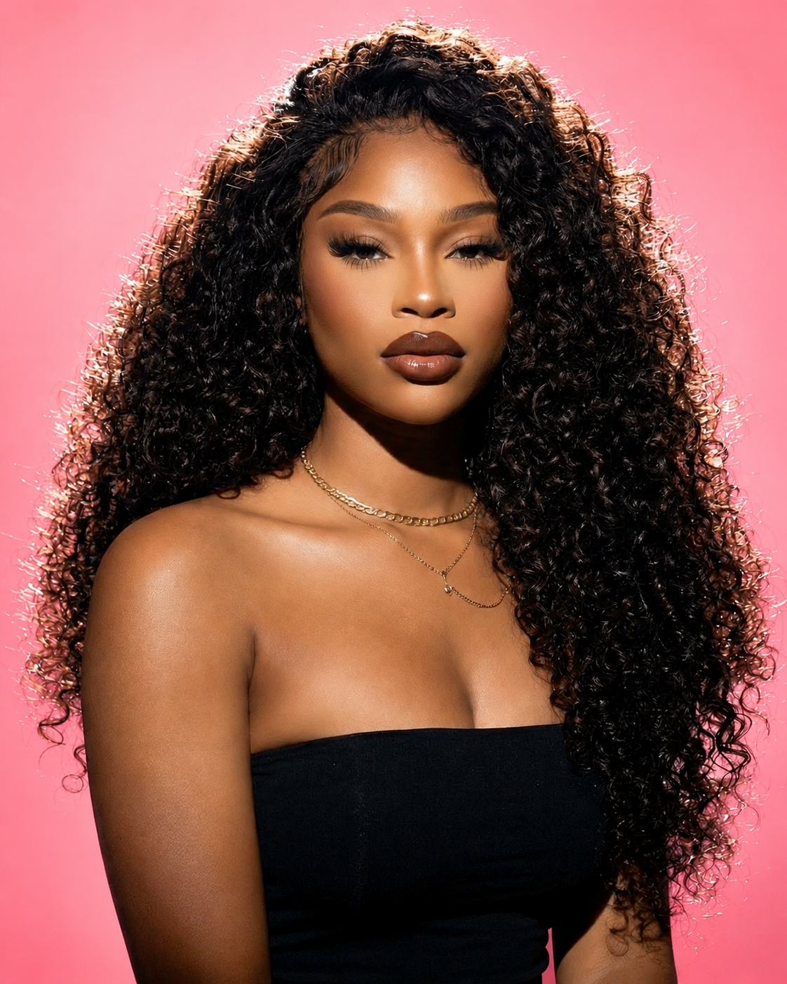 Dream Girl's Hair Collection editorial model