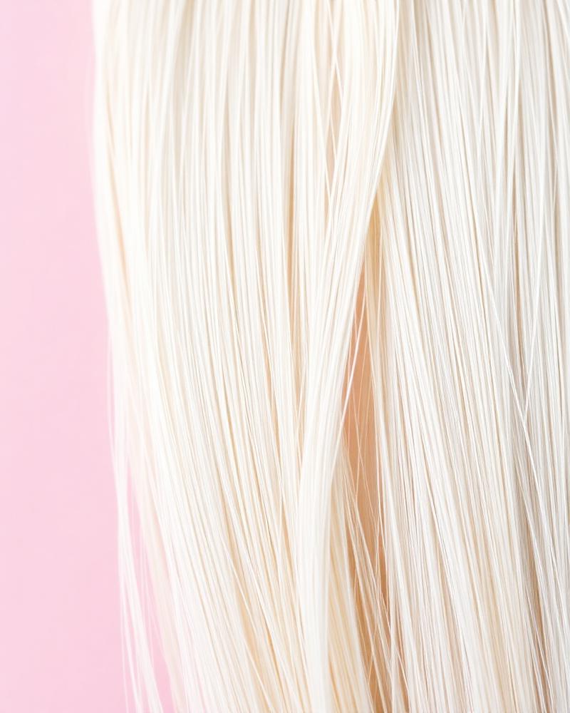 13x4 Straight Bob — 613 Blonde side view